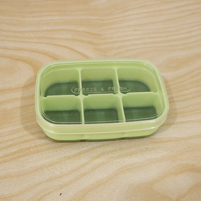 Mini Plastic 6 Cavity Fridge Storage Tray Ice Cube