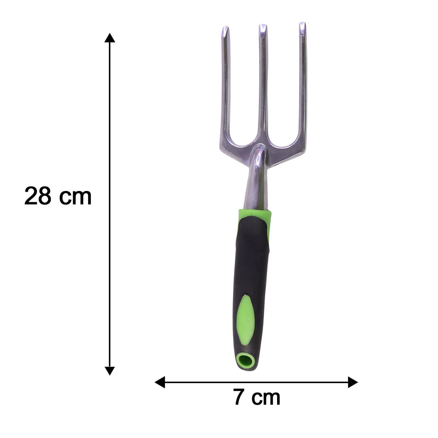 Sturdy 3 prong hand fork for beds, pots and vegetable patches