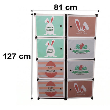 Plastic wardrobe panel design