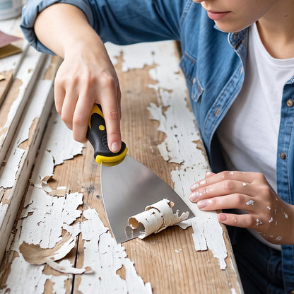 Putty knife paint prep tool