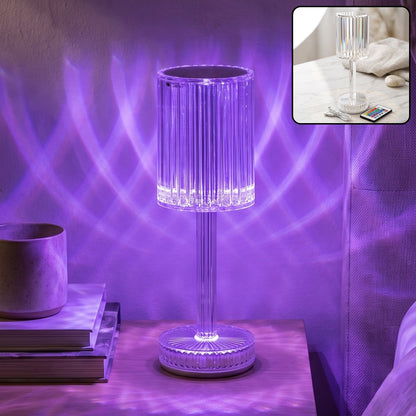 Touch control crystal LED lamp