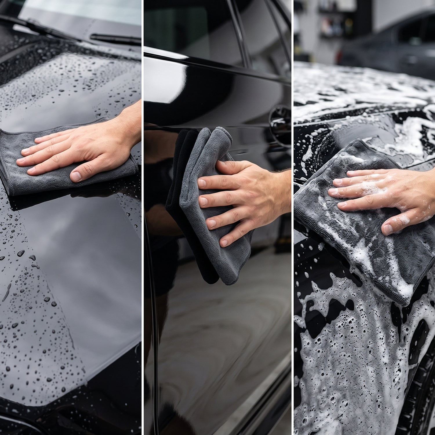 Microfiber towel soft texture view