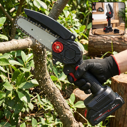 Mini electric cordless chainsaw