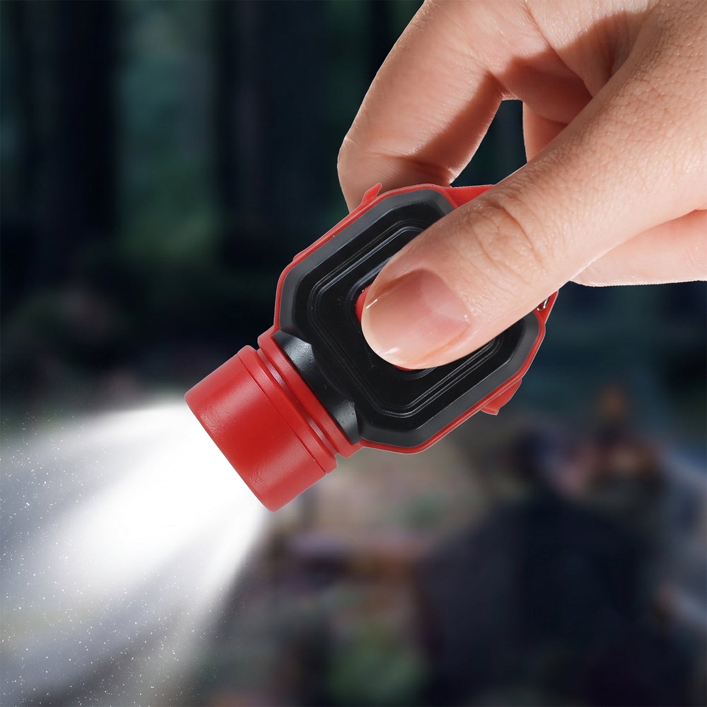 LED keychain light front view
