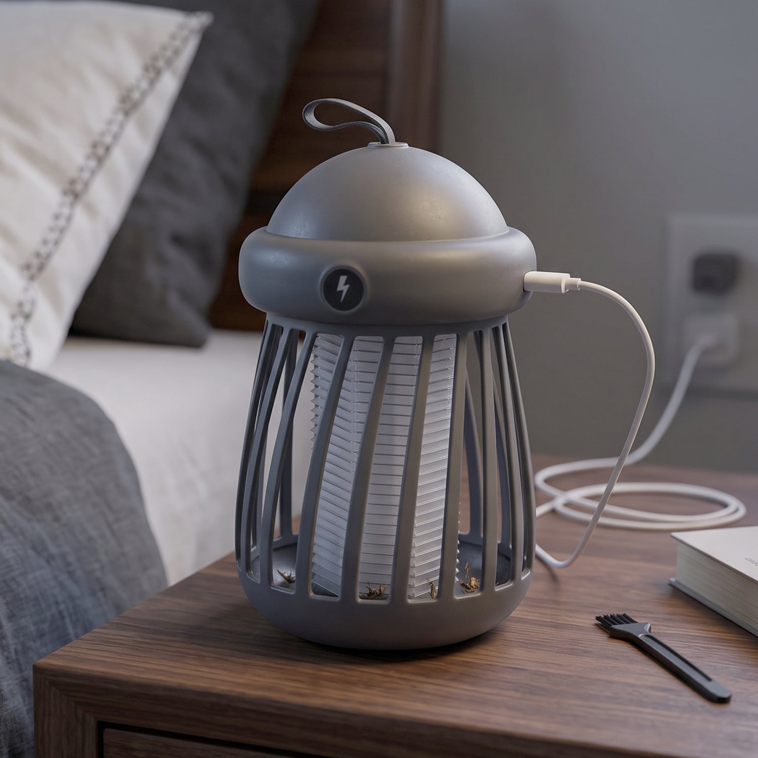 Shock mosquito lamp front view