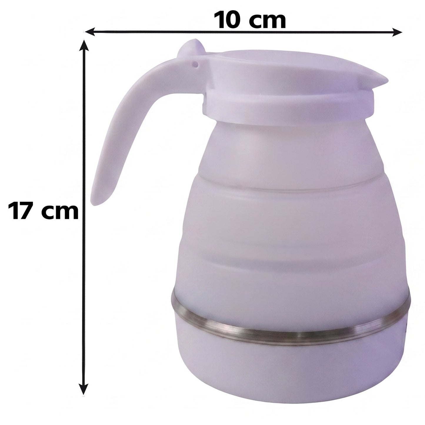 600ml foldable electric kettle for hotels, camping and travel