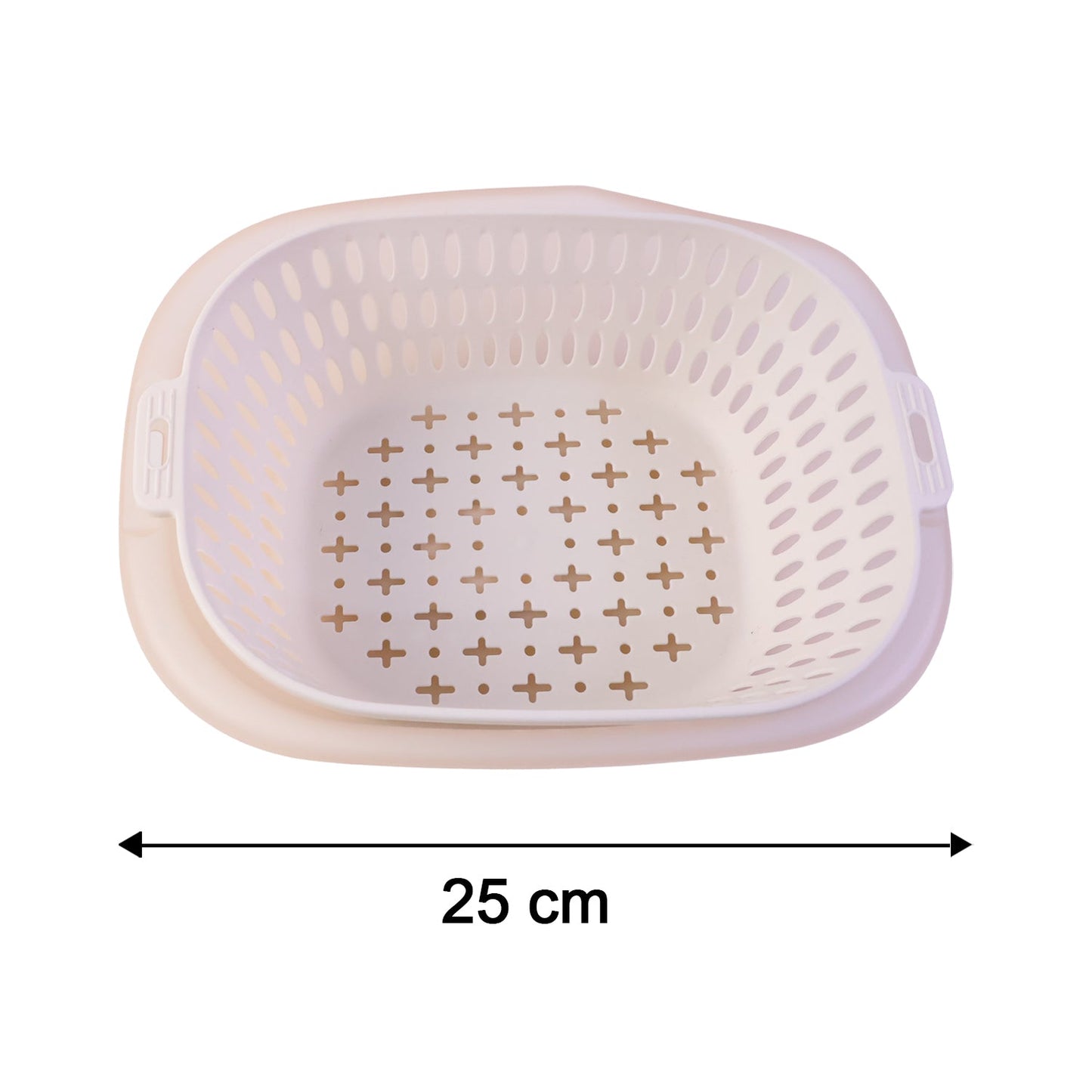 Size guide for the drain basket in the kitchen