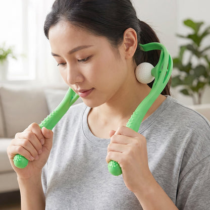 Manual massager leg arm use