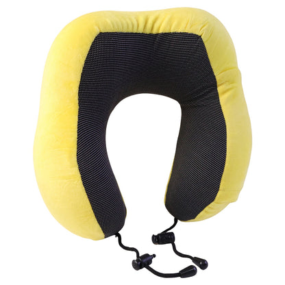 Comfortable U shape support pillow with drawstring toggle