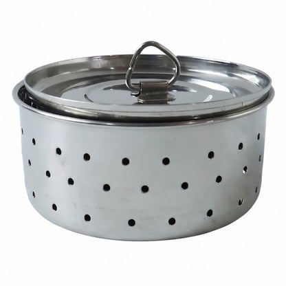 Stainless Steel Paneer Maker Mould with Lid for Cheese and Tofu Press (1 Pc) view 5