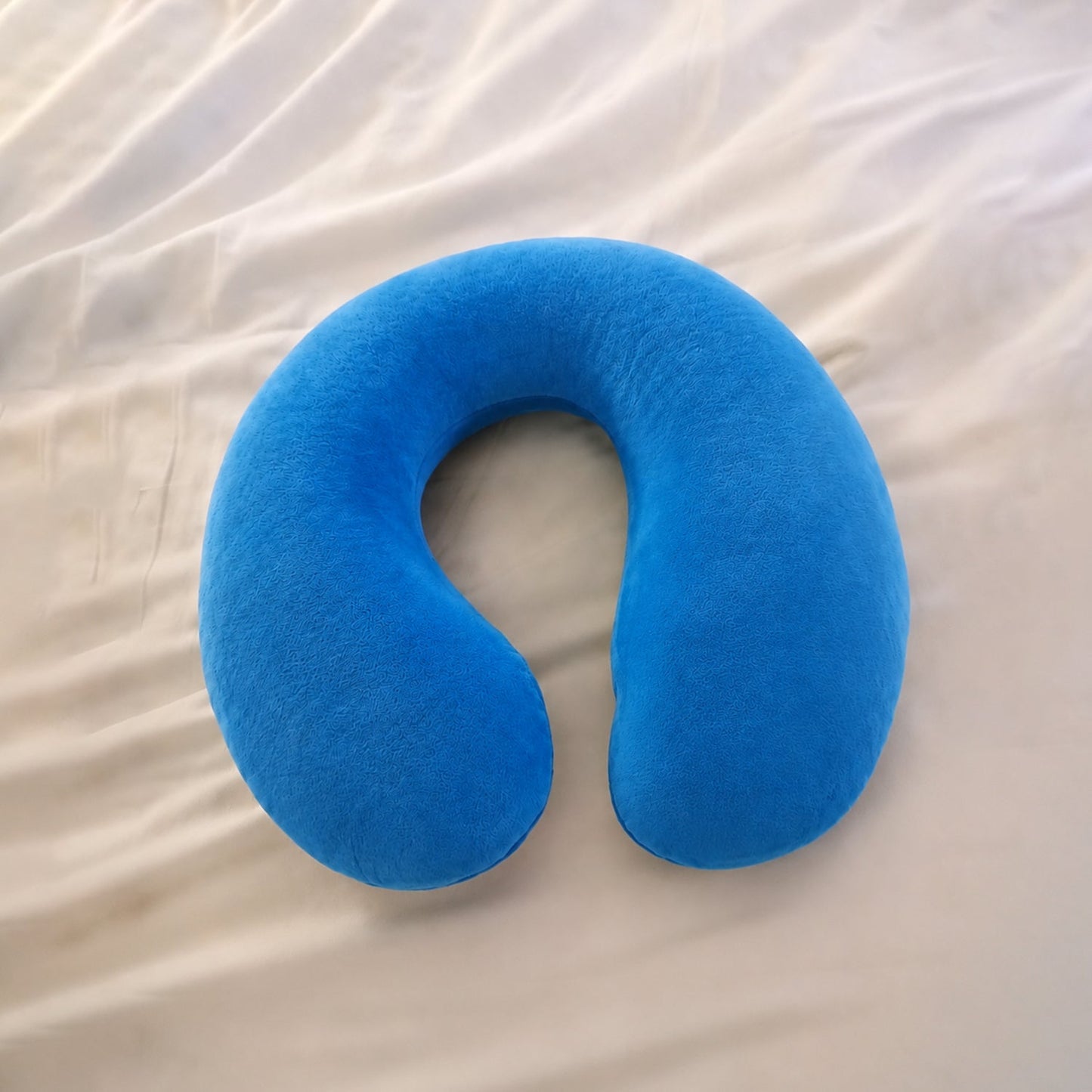 Blue neck pillow soft cushion