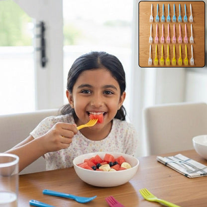 Plastic forks eating use