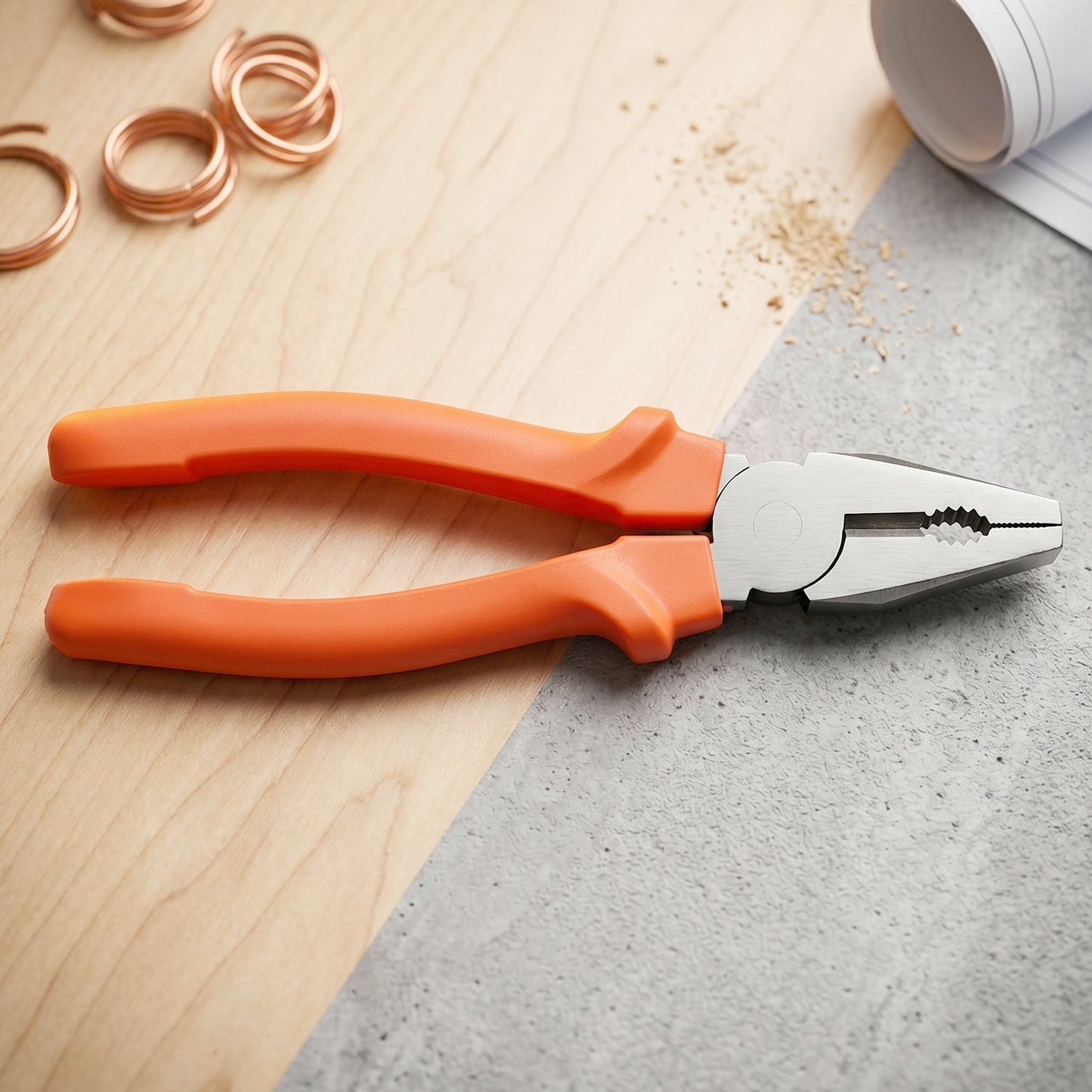 Heavy duty wire cutter plier