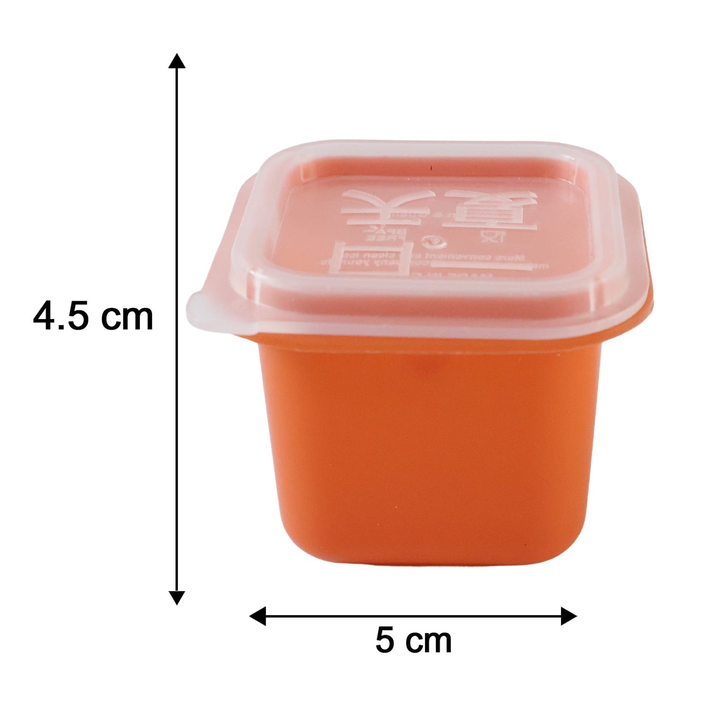 Square Ice Cube Mould Set with Lids, Multicolor