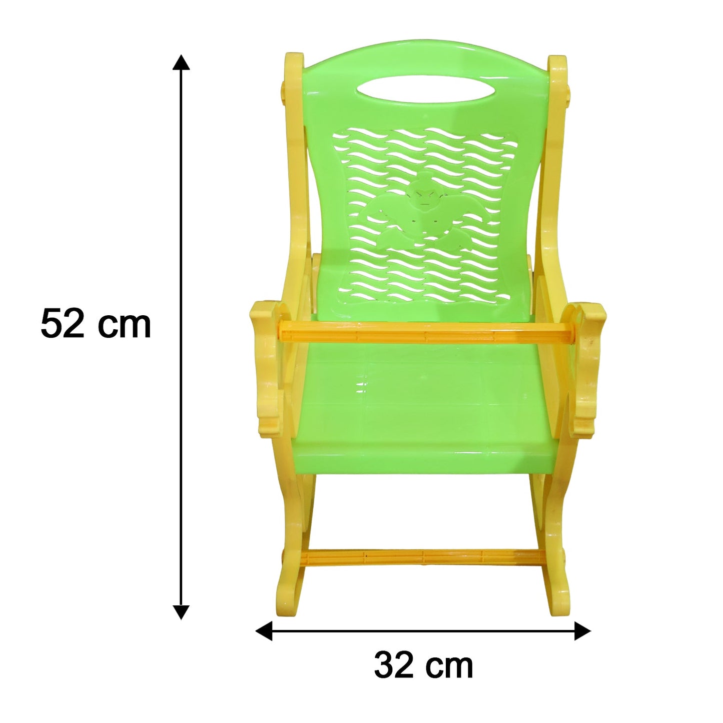 Baby rocking chair shaped like a horse for safe play