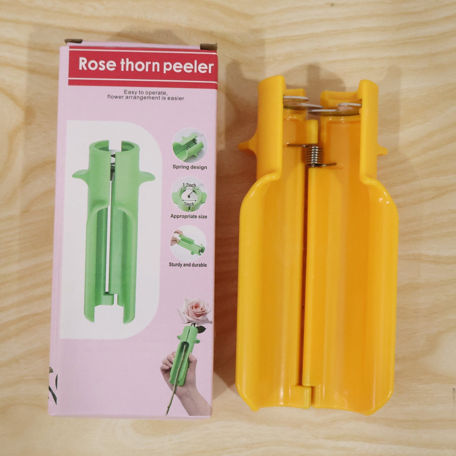 Floral stem stripping tool for home gardening and flower shops