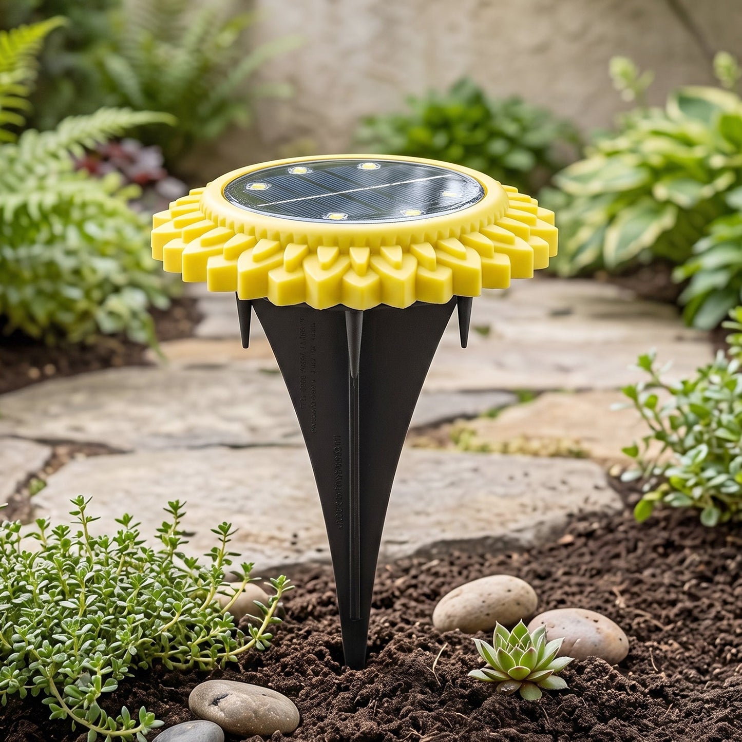Garden Solar Light 4 Pc Sunflower Waterproof LED