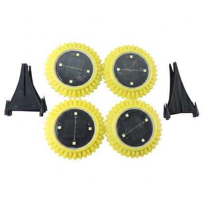 Garden Solar Light 4 Pc Sunflower Waterproof LED