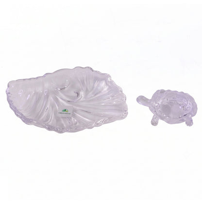 Vastu crystal tortoise set for prosperity and longevity