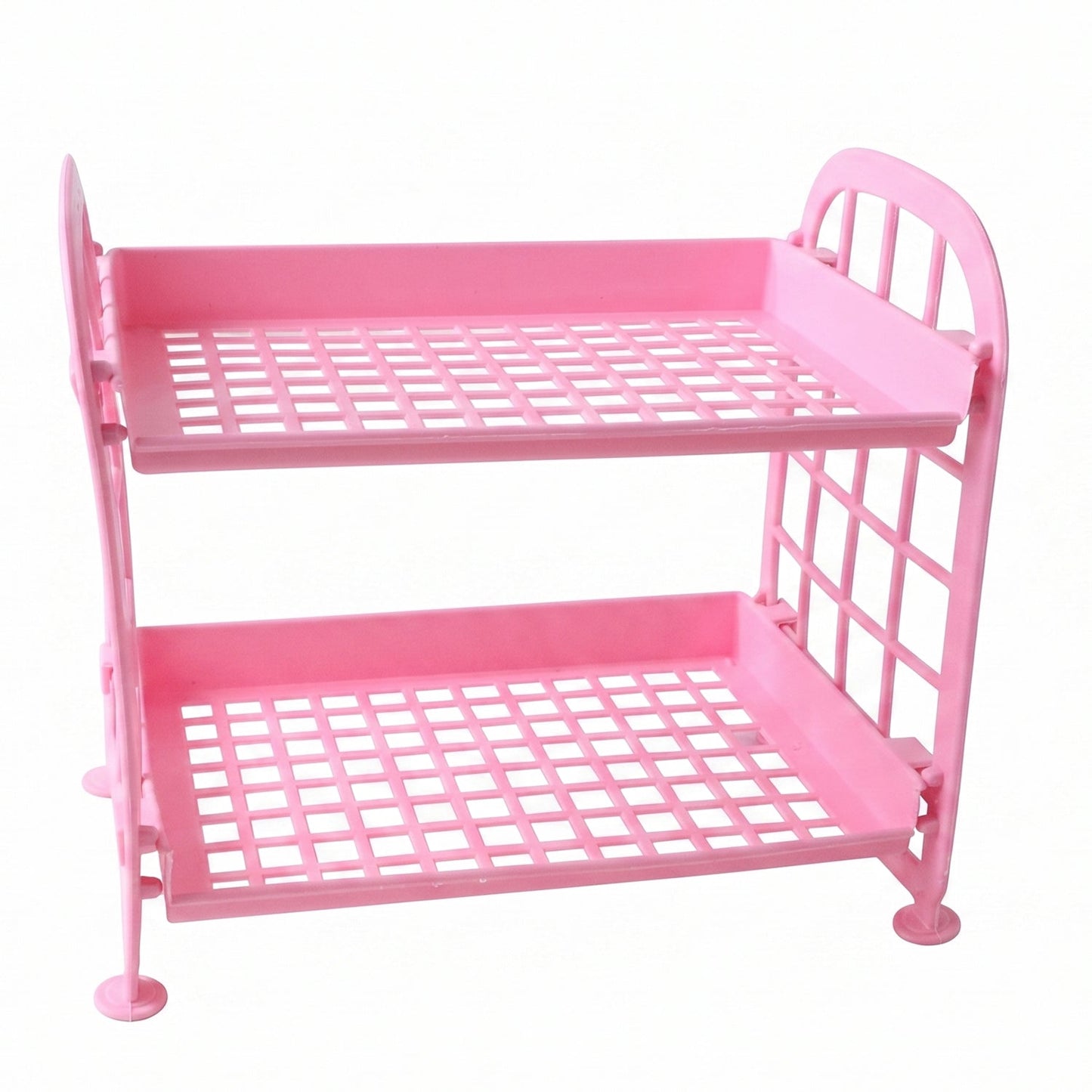Kitchen storage use plastic rack for countertop organization