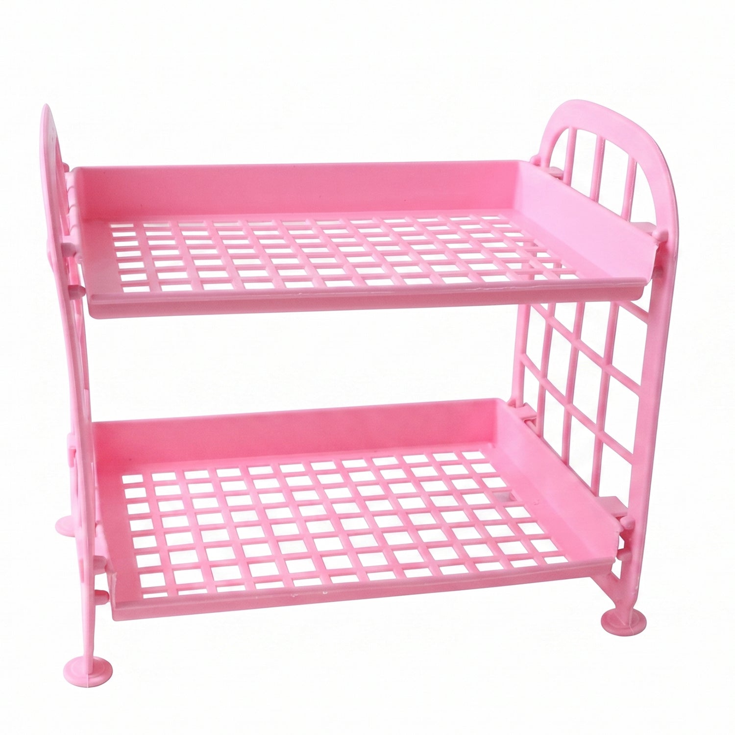 Kitchen storage use plastic rack for countertop organization
