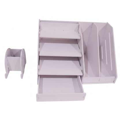 Desk organizer stationery storage