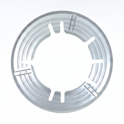 Durable steel wok holder for gas hobs and burners