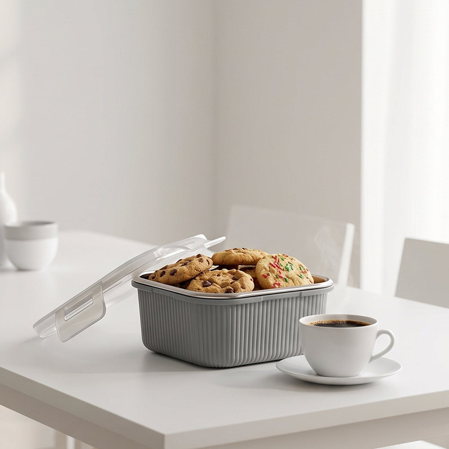 Square Stainless Steel Food Storage Container 400ml