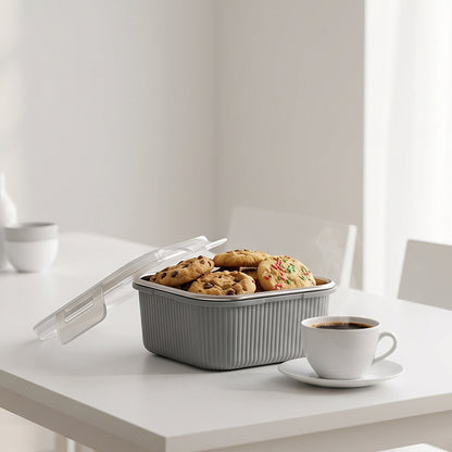 Square Stainless Steel Food Storage Container 400ml