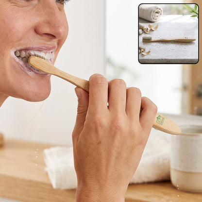 Eco Friendly Bamboo Toothbrush Soft Bristles for Travel