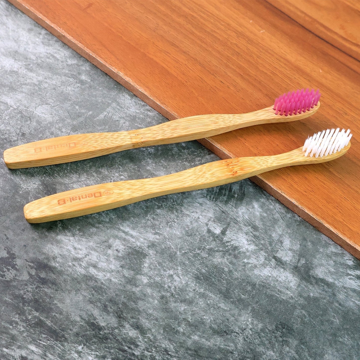Women Bamboo Toothbrush Set Soft Bristles Eco Friendly