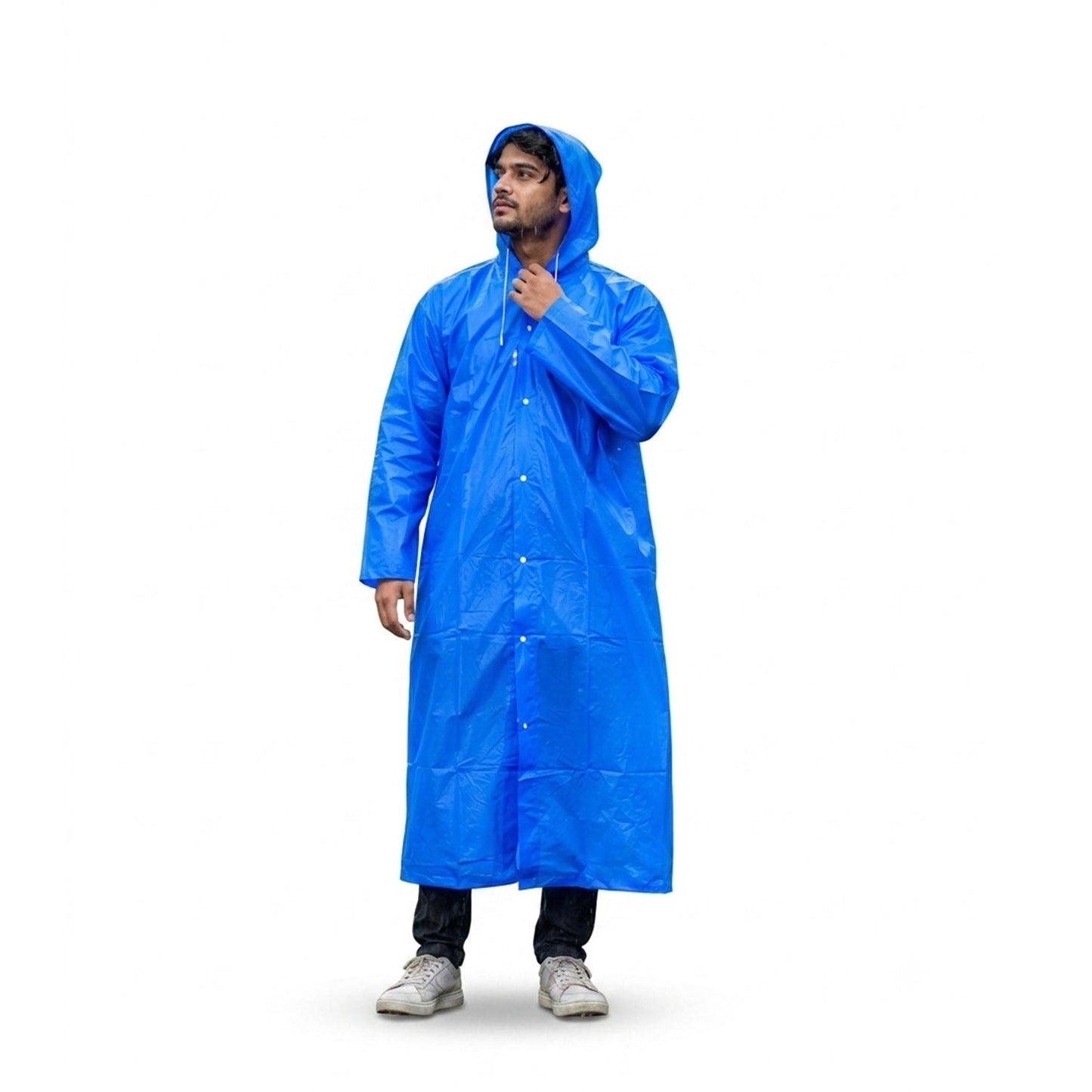 EVA raincoat hood detail