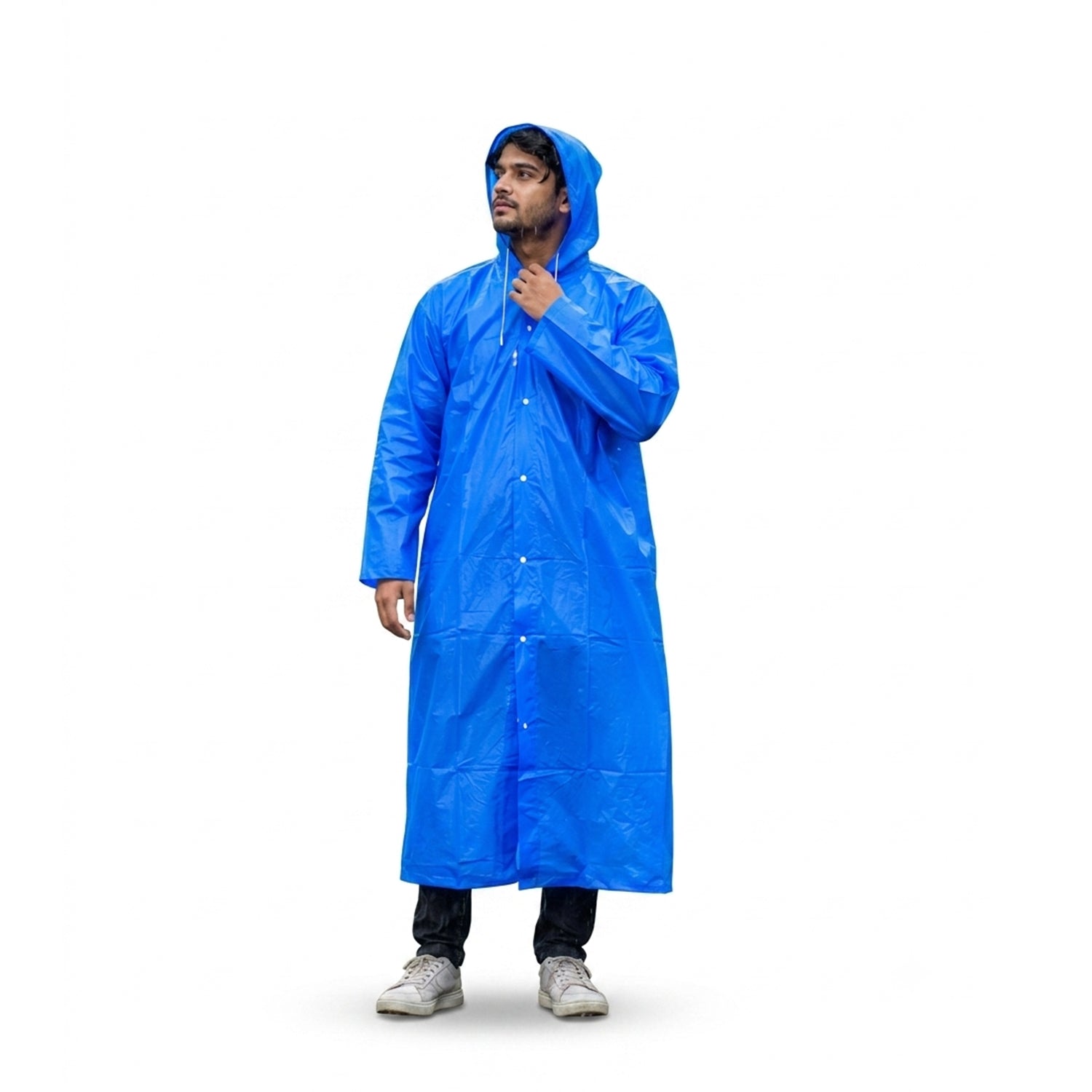 EVA raincoat hood detail