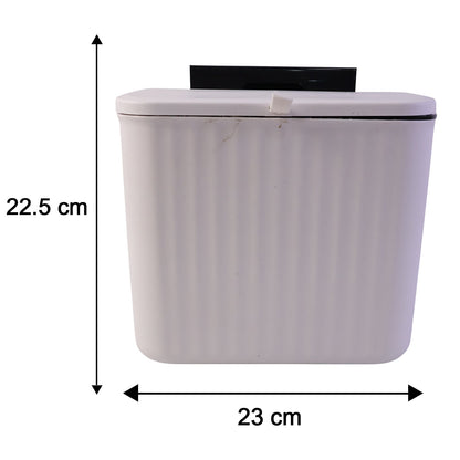 Size diagram of 25x22 cm compact kitchen dustbin