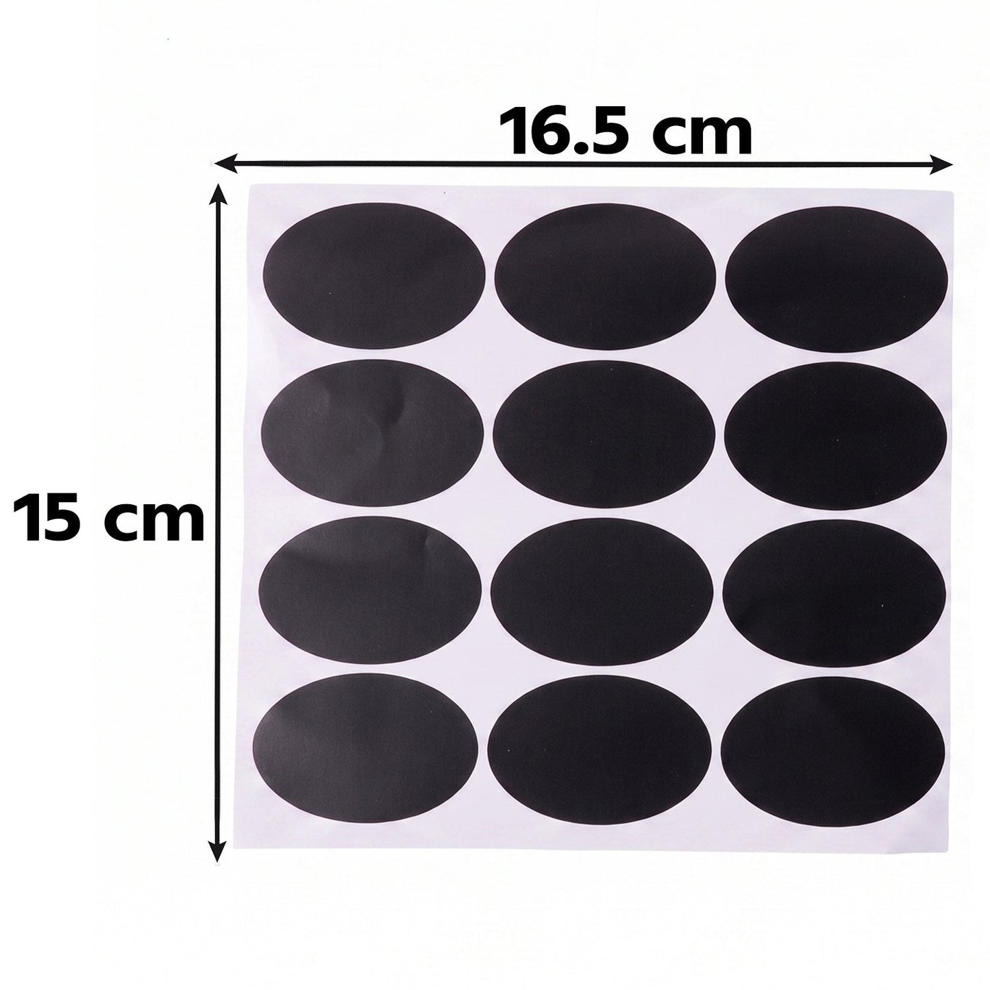 Erasable chalkboard stickers for spice jars and storage