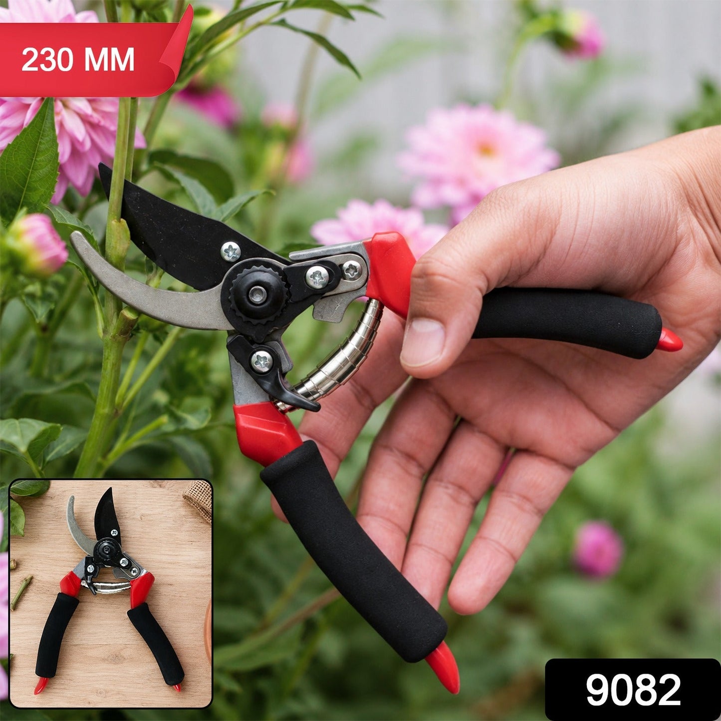 Garden Shear Stainless Steel 21 Cm Bypass Pruner