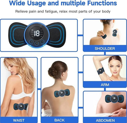 Portable Neck Massager – USB Rechargeable EMS | Velvet Wellness