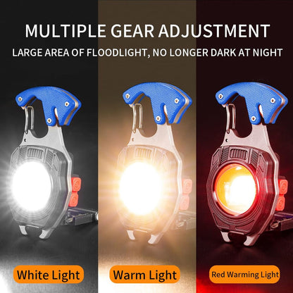 Travel LED Light Keychain Rechargeable Mini Flashlight