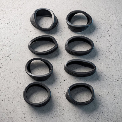 Anti scratch silicone covers for luggage spinner wheels