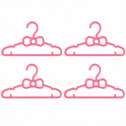 Durable plastic baby hangers for tops, dresses and coats