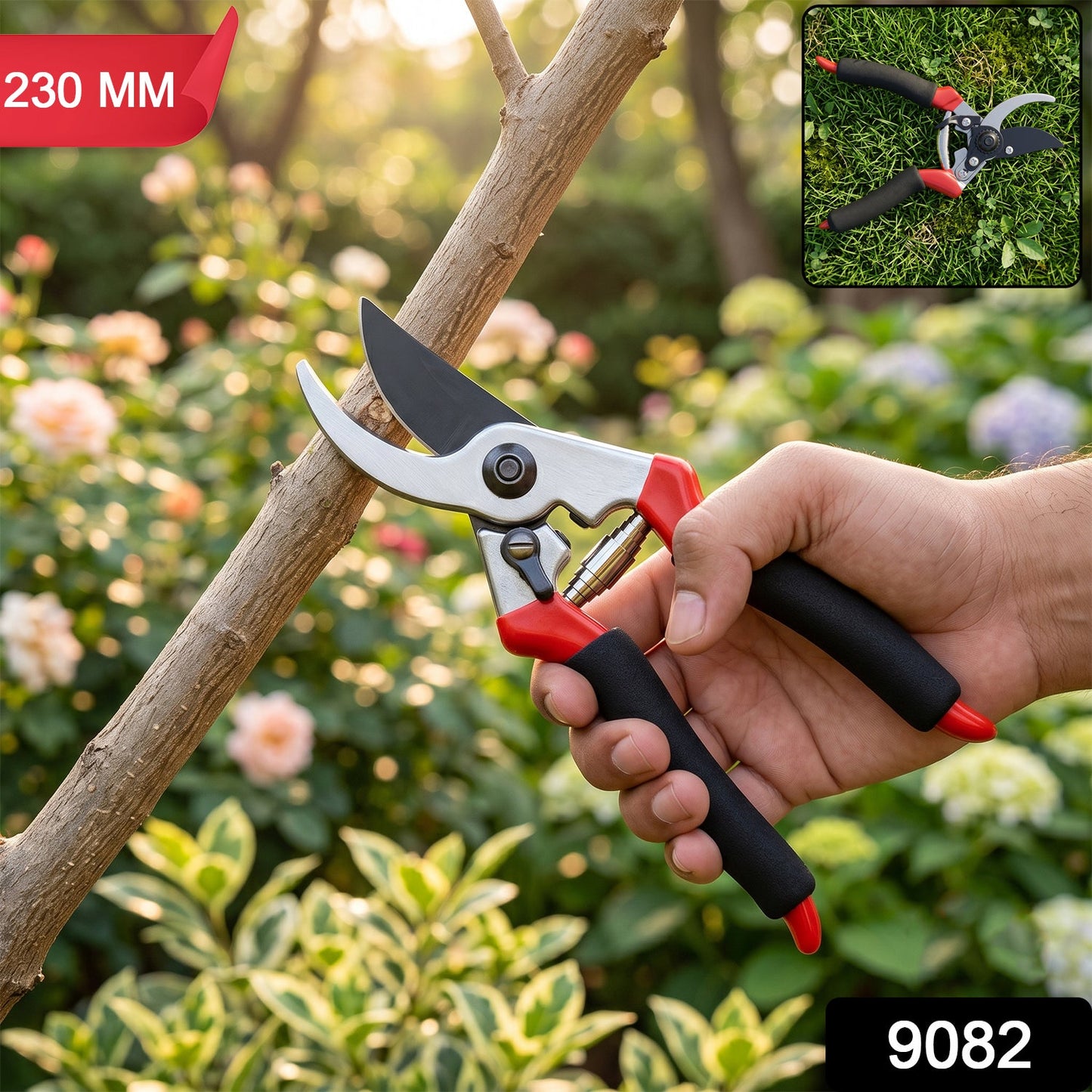 Flower Cutter Stainless Steel 21 Cm Sharp Garden Shear