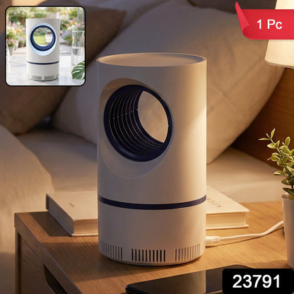 White cylindrical USB powered insect trap for home and office.