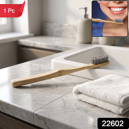 Biodegradable Bamboo Toothbrush Soft Bristle Adult