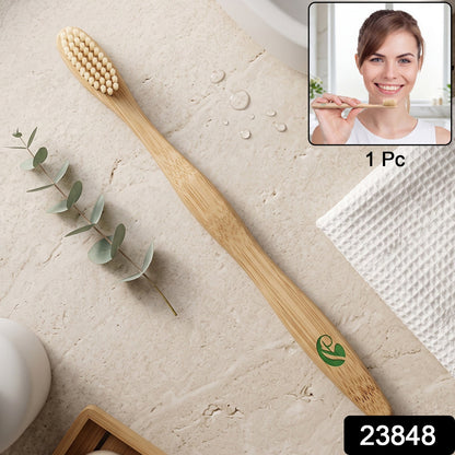 Biodegradable Bamboo Toothbrush Natural Soft Bristles