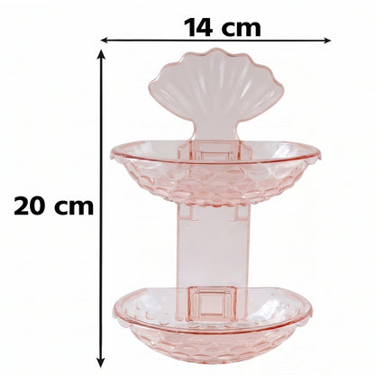 2 in 1 soap holder with removable tray for easy cleaning